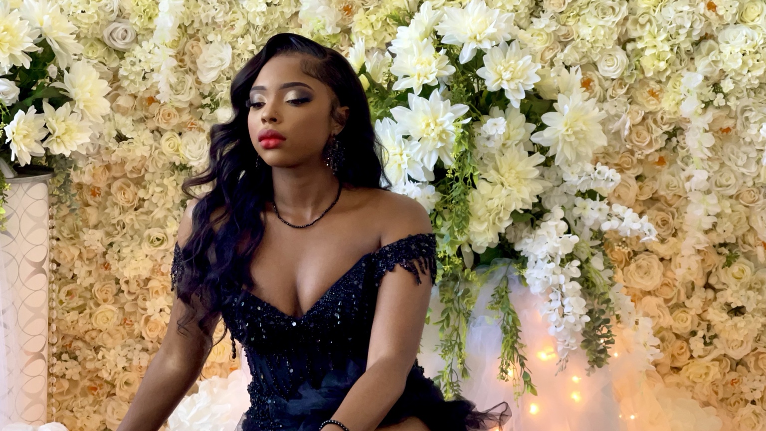 Glam for a special evening — makeup by Miss Tika