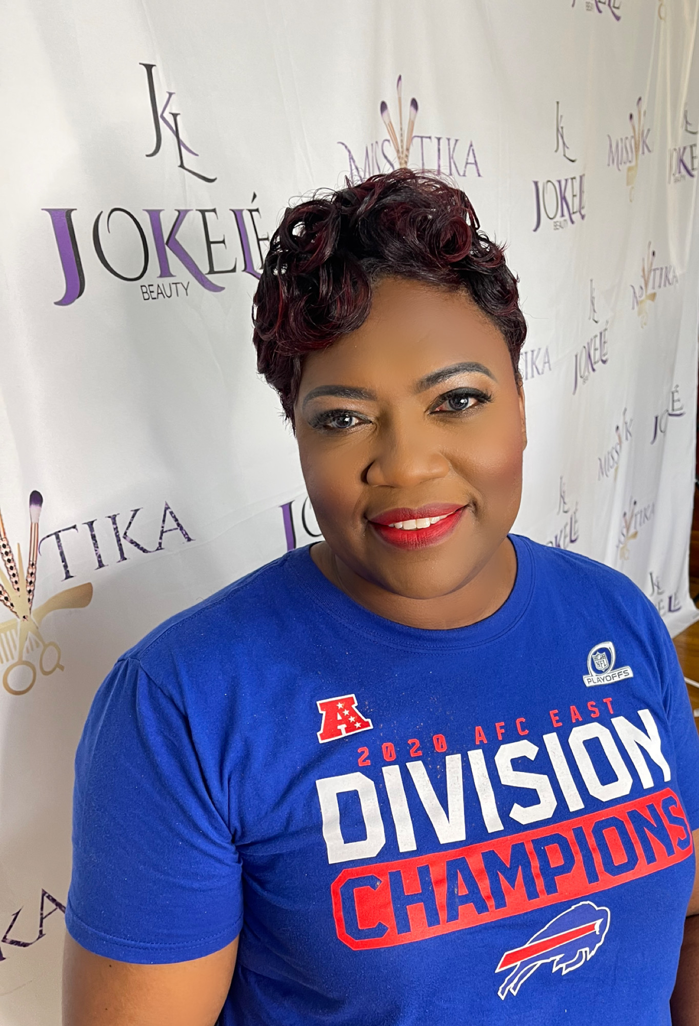 Fresh-faced confidence — makeup by Miss Tika