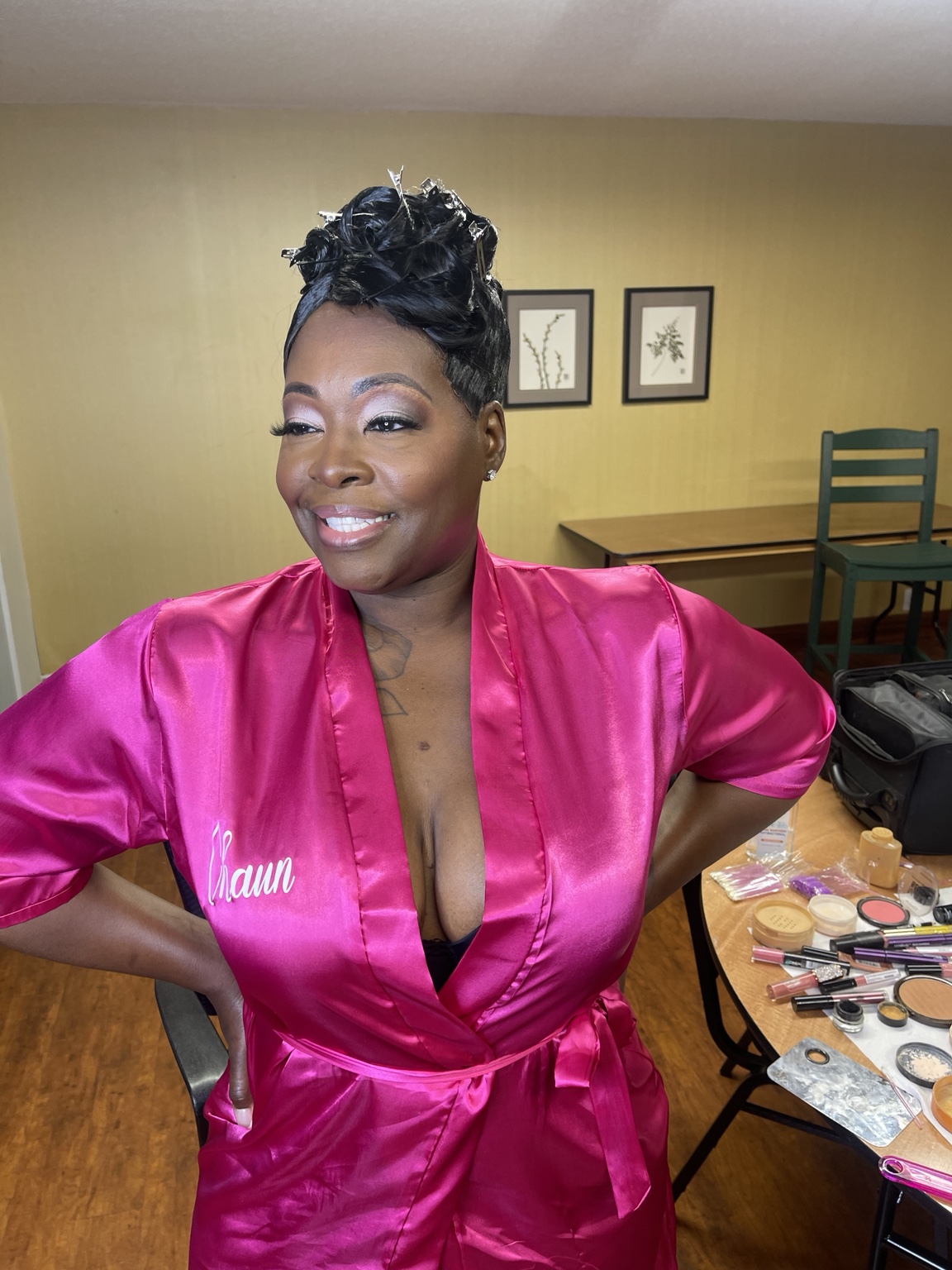 Getting ready glow — makeup by Miss Tika