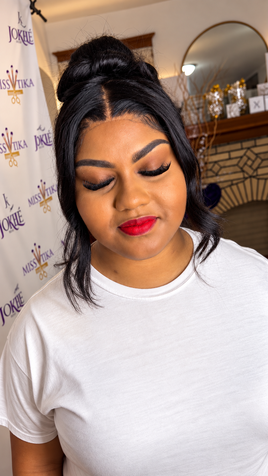 Every detail, beautifully finished — makeup by Miss Tika