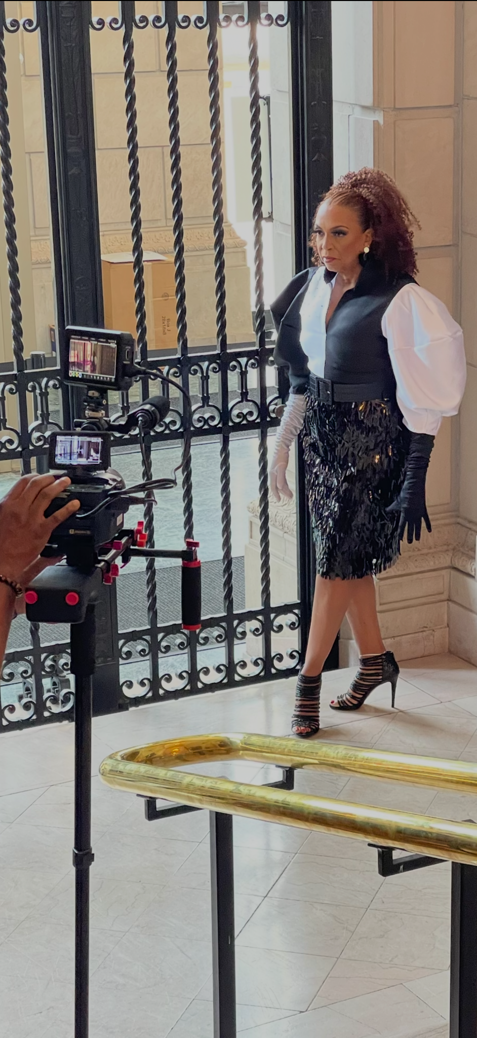 Photoshoot — behind the scenes — makeup by Miss Tika